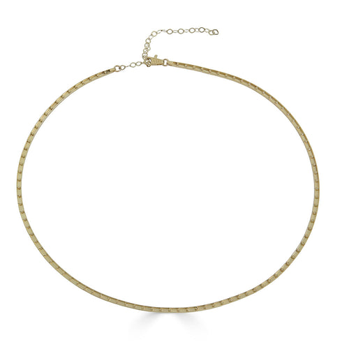 Thin Gold Flat Choker
