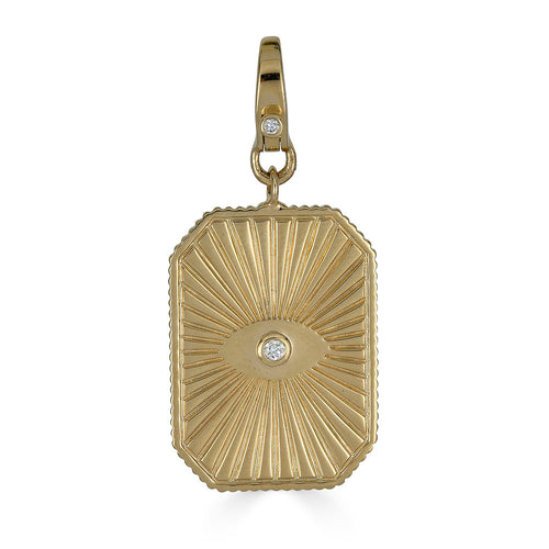 Fluted Octagon Pendant
