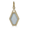 Elongated Topaz Pendant
