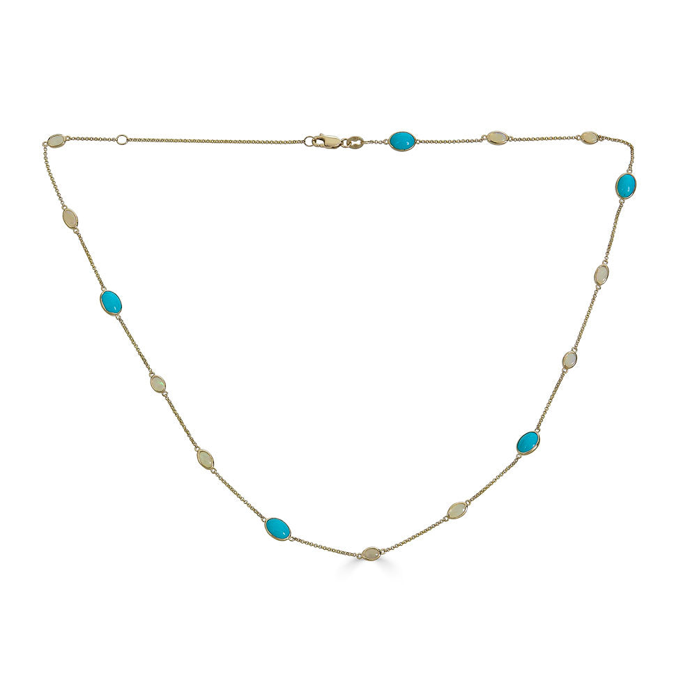 Opal & Turquoise Necklace