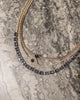 Blue Sapphire Diamond Tennis Necklace