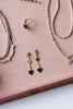 Gold Heart Drop Earrings