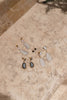 Light Blue Geode Earrings