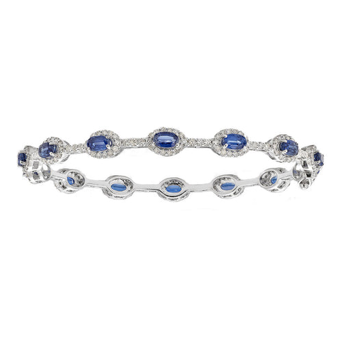 Olivia Kyanite White Gold Bangle