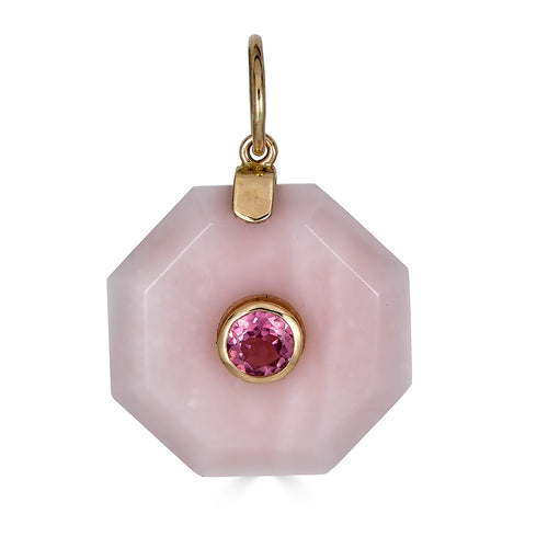 Pink Chalcedony Octagon