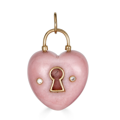 Pink Chalcedony Heart