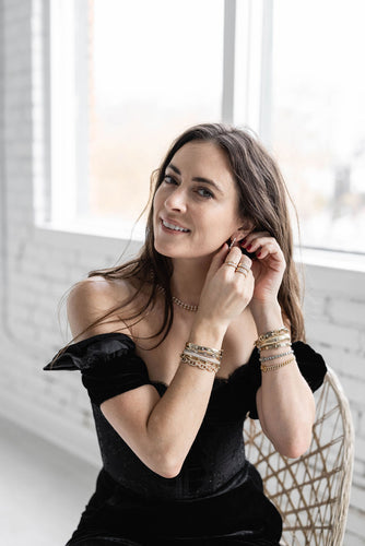 5 Line Diamond Bangle