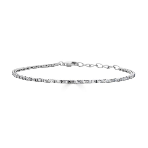 Baguette Diamond Skinny Bracelet