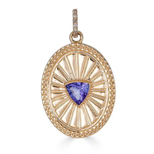 Oval Tanzanite Pendant