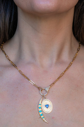 Oval Tanzanite Pendant