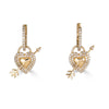 Heart and Arrow Diamond Earring