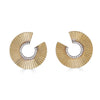 Circle Disc Earrings