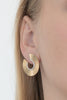 Circle Disc Earrings