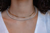White Diamond Tennis Necklace