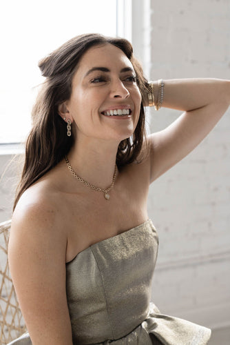 Pave Diamond Chain Link