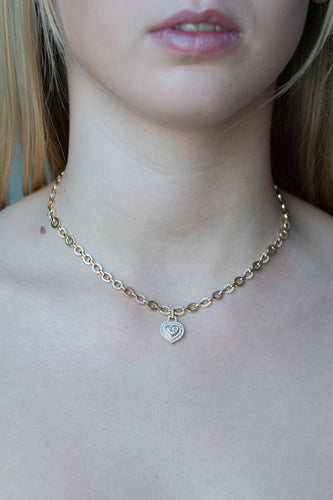 Pave Diamond Chain Link