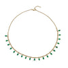 Marquise Emerald Drop Necklace