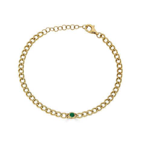 Small Curb Chain Link Bracelet